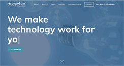 Desktop Screenshot of decyphertech.com