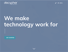 Tablet Screenshot of decyphertech.com